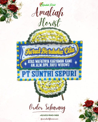 Papan Bunga Duka di Laksamana