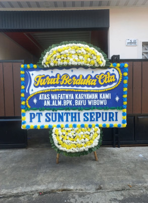 Papan Bunga Duka di Laksamana